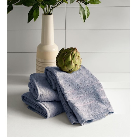 Cariloha Bamboo Hand Towel Set for Unisex, Blue Lagoon, 3 Piece I0117047